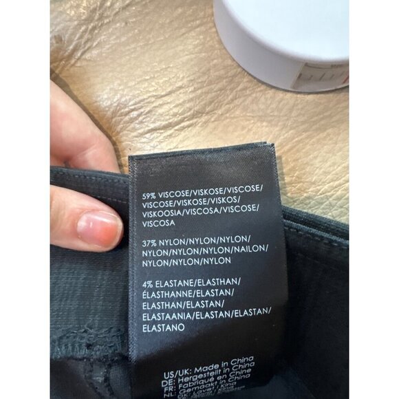 Liverpool Los Angeles Womens Petite 4/27 Plaid Pants Viscose & Nylon Blend - Picture 5 of 5